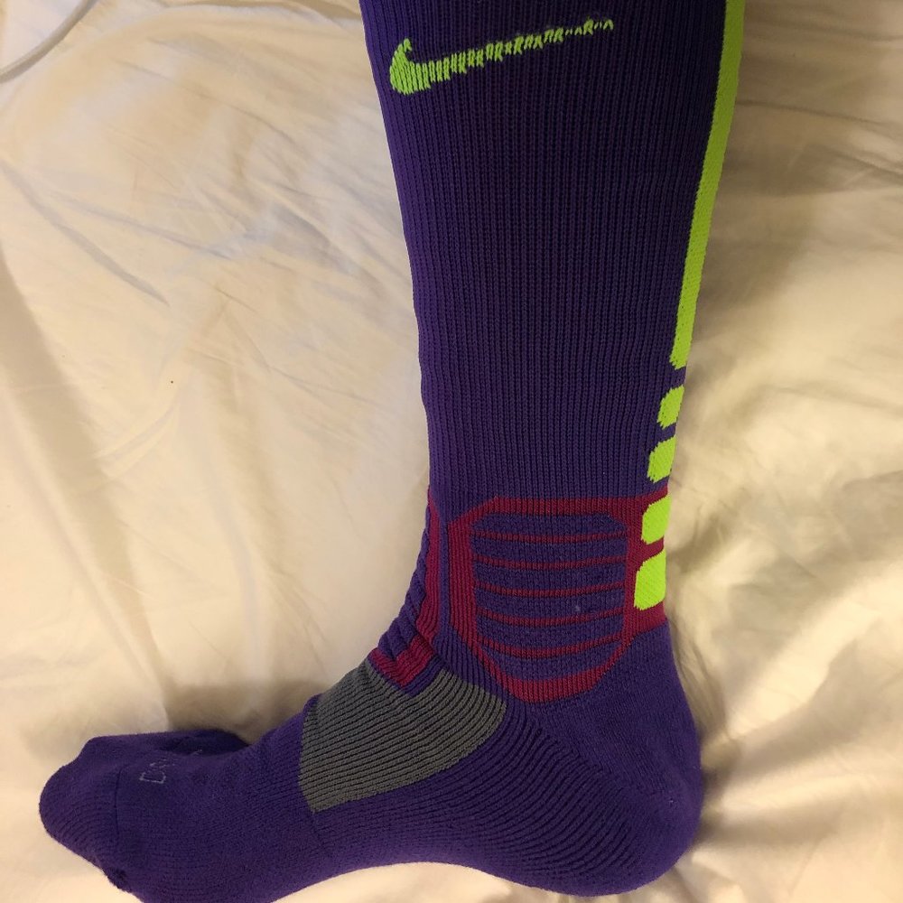 Nike Hyper Elite Purple Socks